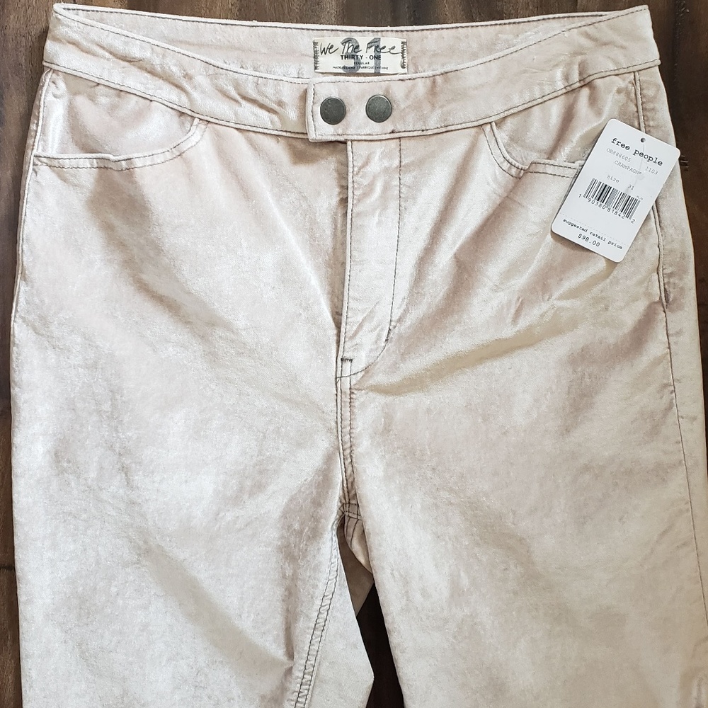 Free People Sweet Jane Velvet Skinny Stretch - Picture 5 of 8